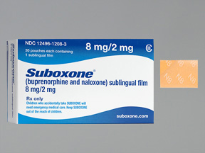 Suboxone 8mg/2 mg